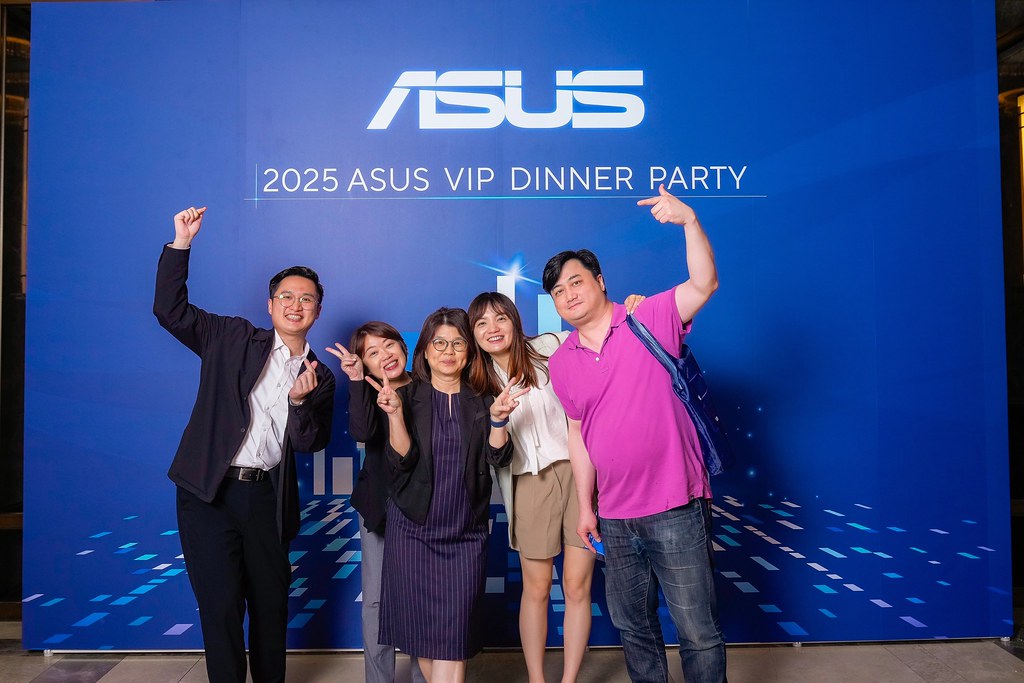 [即拍即印]2025 ASUS VIP DINNER PARTY-最專業的團隊完成每場完美活動攝影，拍的不只好更要快! #尾牙攝影