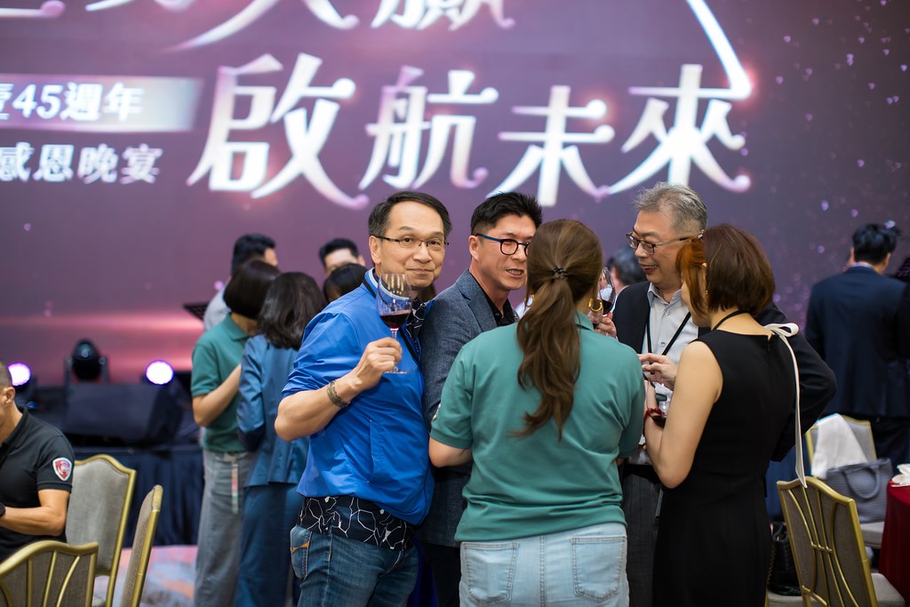 [活動攝影]零壹45周年集團感恩晚宴-最專業的團隊完成每場完美活動攝影，拍的不只好更要快! #即時攝影
