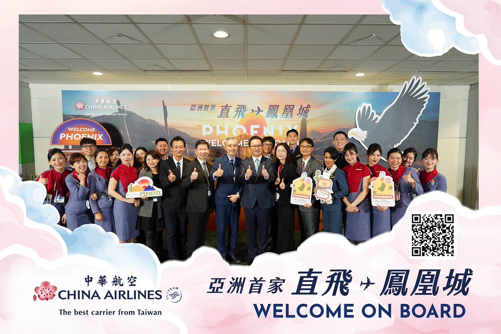 [即拍即印]中華航空首飛鳳凰城啟航儀式-最專業的團隊完成每場完美活動攝影，拍的不只好更要快! #尾牙攝影