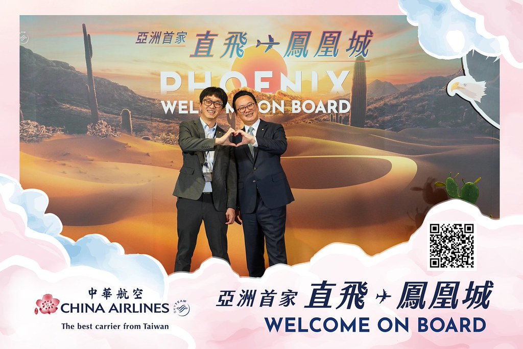 [即拍即印]中華航空首飛鳳凰城啟航儀式-最專業的團隊完成每場完美活動攝影，拍的不只好更要快! #即時攝影