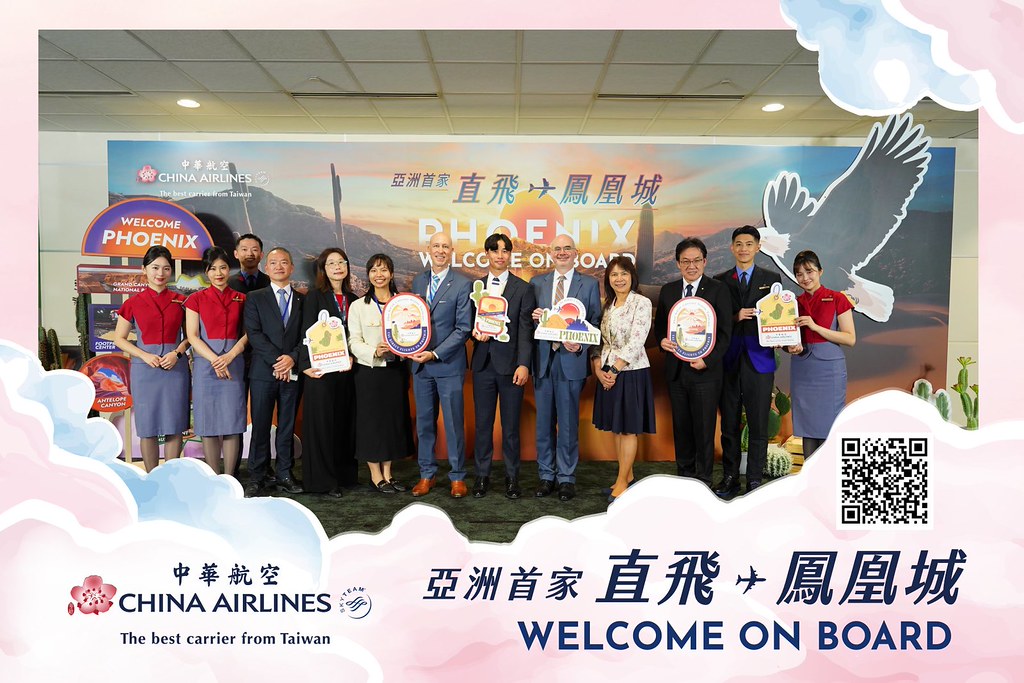 [即拍即印]中華航空首飛鳳凰城啟航儀式-最專業的團隊完成每場完美活動攝影，拍的不只好更要快! #活動拍立得