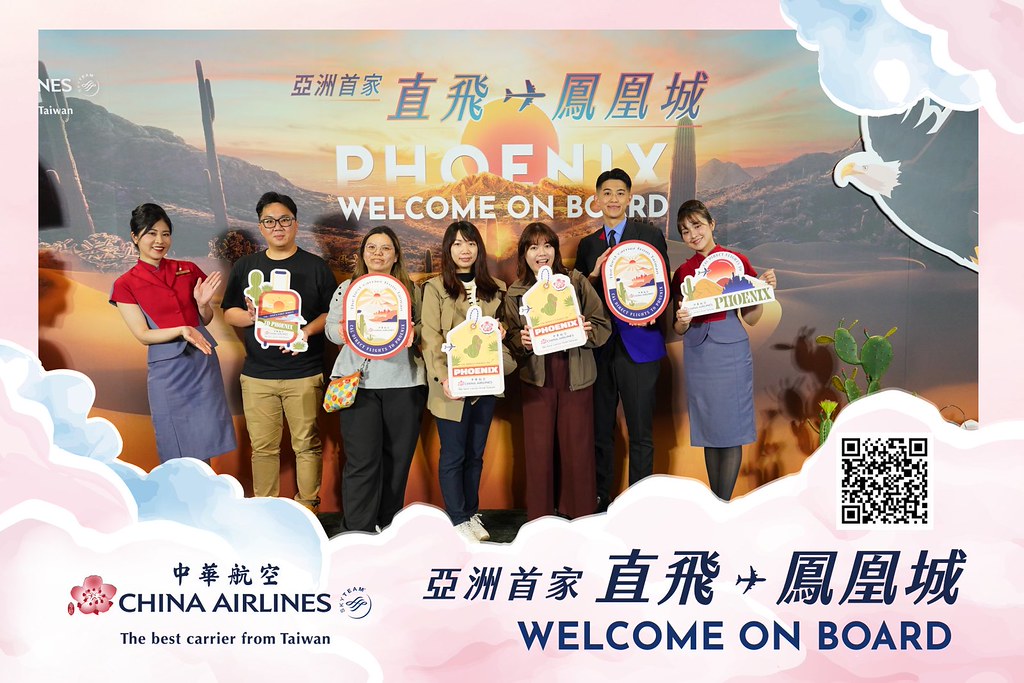 [即拍即印]中華航空首飛鳳凰城啟航儀式-最專業的團隊完成每場完美活動攝影，拍的不只好更要快! #活動攝影