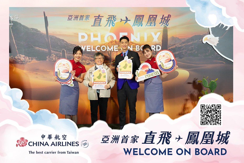 [即拍即印]中華航空首飛鳳凰城啟航儀式-最專業的團隊完成每場完美活動攝影，拍的不只好更要快! #即拍即印