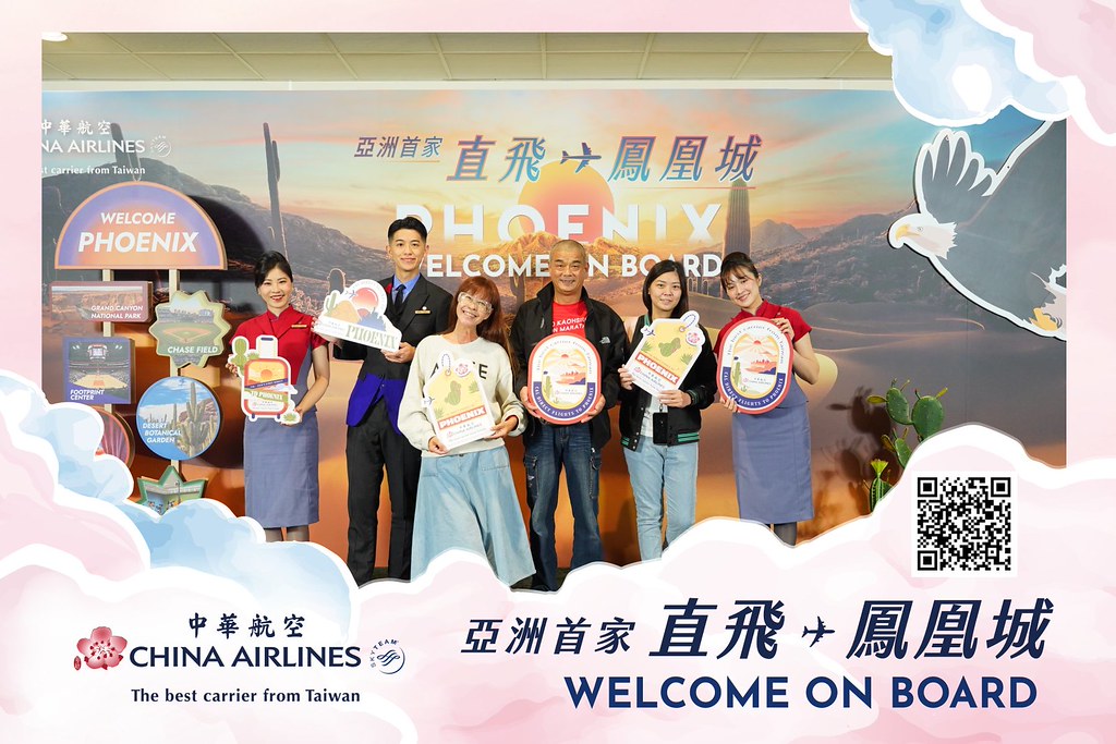 [即拍即印]中華航空首飛鳳凰城啟航儀式-最專業的團隊完成每場完美活動攝影，拍的不只好更要快! #雲端攝影