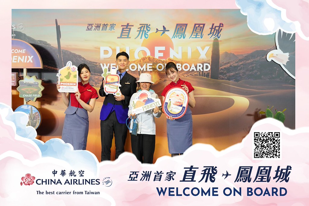 [即拍即印]中華航空首飛鳳凰城啟航儀式-最專業的團隊完成每場完美活動攝影，拍的不只好更要快! #活動拍立得