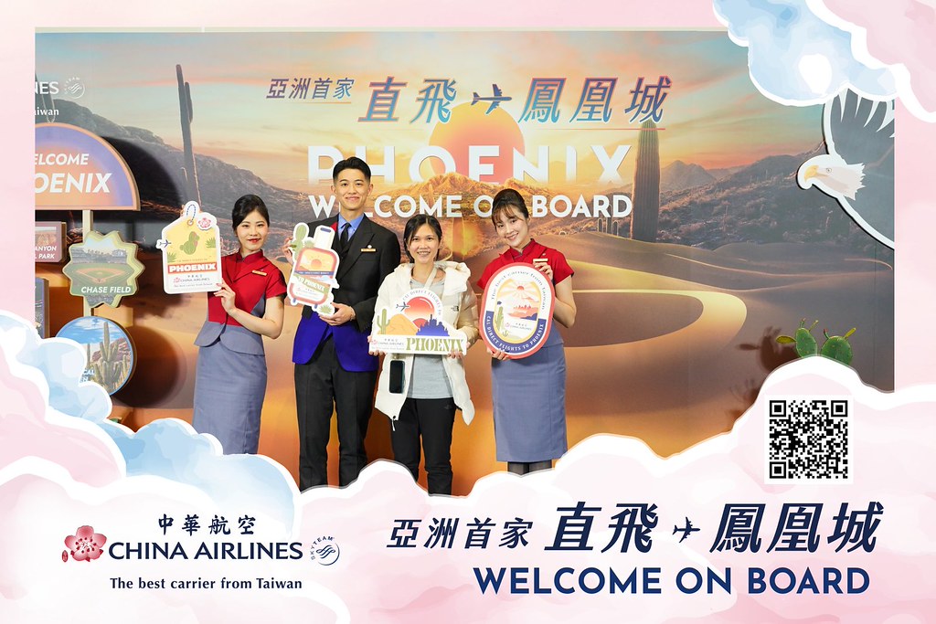 [即拍即印]中華航空首飛鳳凰城啟航儀式-最專業的團隊完成每場完美活動攝影，拍的不只好更要快! #雲端攝影