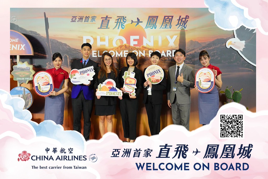 [即拍即印]中華航空首飛鳳凰城啟航儀式-最專業的團隊完成每場完美活動攝影，拍的不只好更要快! #活動拍攝