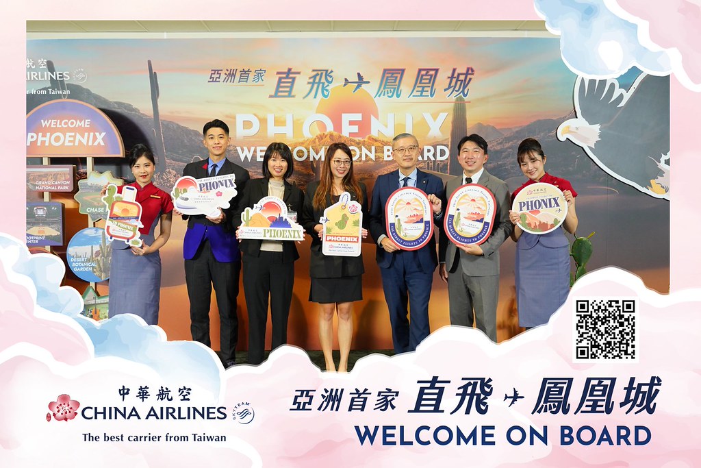 [即拍即印]中華航空首飛鳳凰城啟航儀式-最專業的團隊完成每場完美活動攝影，拍的不只好更要快! #雲端攝影