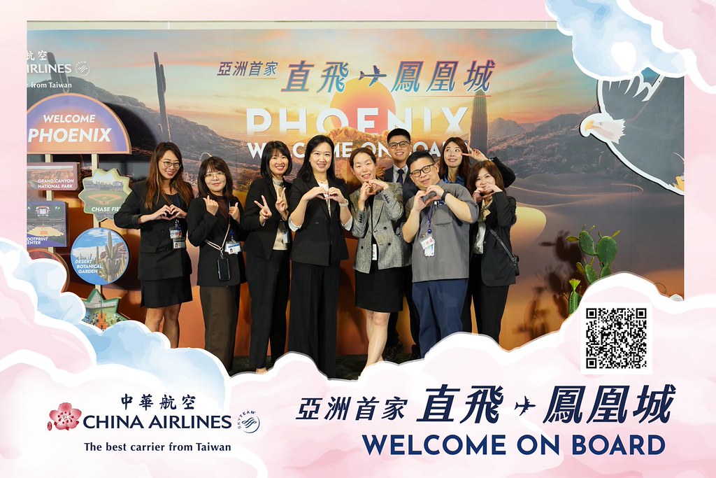[即拍即印]中華航空首飛鳳凰城啟航儀式-最專業的團隊完成每場完美活動攝影，拍的不只好更要快! #雲端攝影