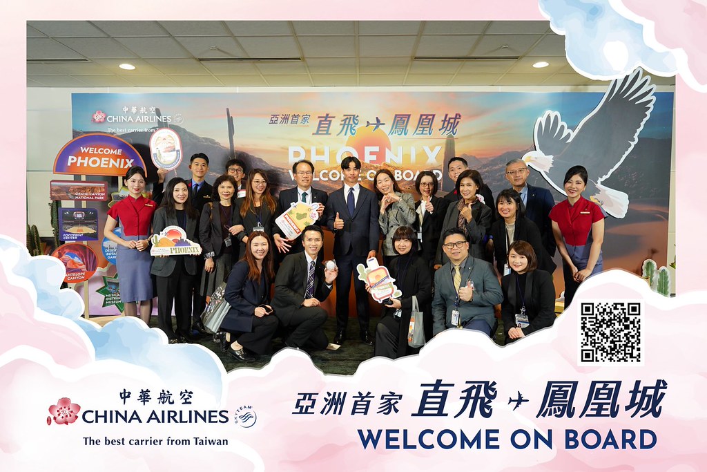 [即拍即印]中華航空首飛鳳凰城啟航儀式-最專業的團隊完成每場完美活動攝影，拍的不只好更要快! #活動拍立得