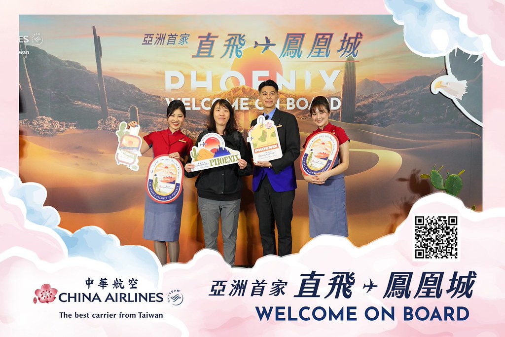 [即拍即印]中華航空首飛鳳凰城啟航儀式-最專業的團隊完成每場完美活動攝影，拍的不只好更要快! #活動攝影