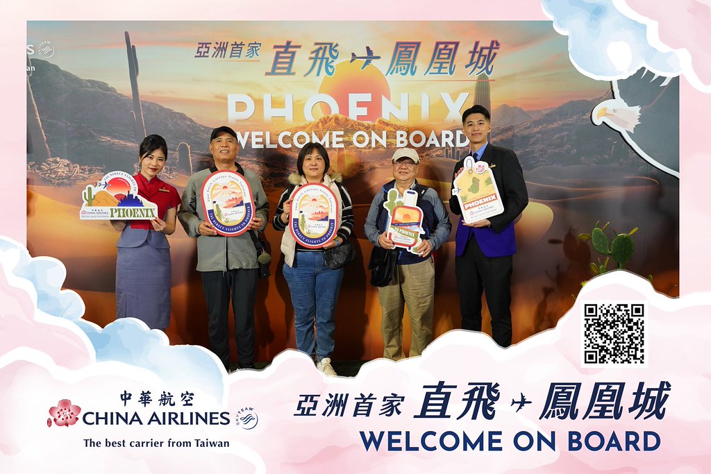 [即拍即印]中華航空首飛鳳凰城啟航儀式-最專業的團隊完成每場完美活動攝影，拍的不只好更要快! #活動拍立得