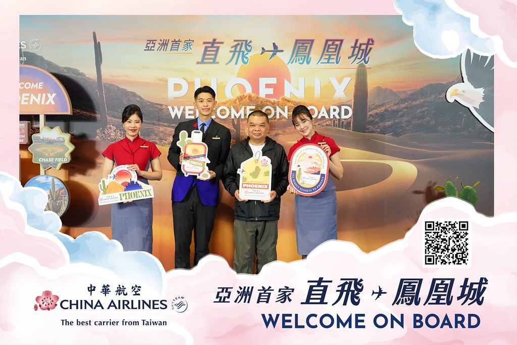 [即拍即印]中華航空首飛鳳凰城啟航儀式-最專業的團隊完成每場完美活動攝影，拍的不只好更要快! #活動攝影