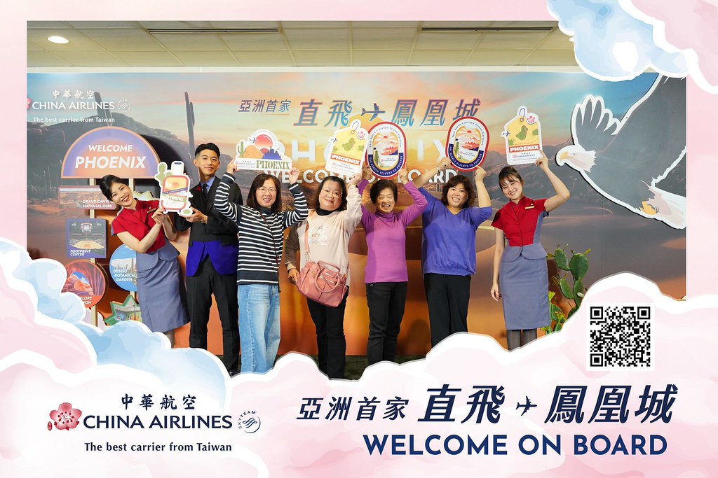 [即拍即印]中華航空首飛鳳凰城啟航儀式-最專業的團隊完成每場完美活動攝影，拍的不只好更要快! #即時攝影