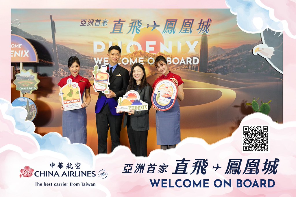 [即拍即印]中華航空首飛鳳凰城啟航儀式-最專業的團隊完成每場完美活動攝影，拍的不只好更要快! #活動拍立得
