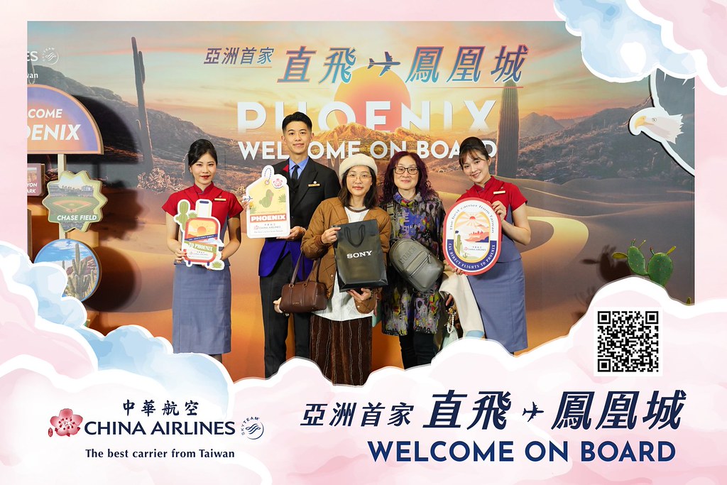 [即拍即印]中華航空首飛鳳凰城啟航儀式-最專業的團隊完成每場完美活動攝影，拍的不只好更要快! #即時攝影