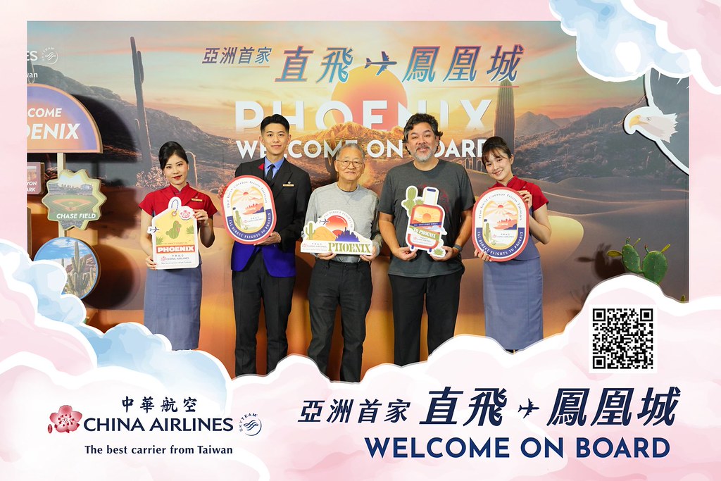 [即拍即印]中華航空首飛鳳凰城啟航儀式-最專業的團隊完成每場完美活動攝影，拍的不只好更要快! #活動拍攝