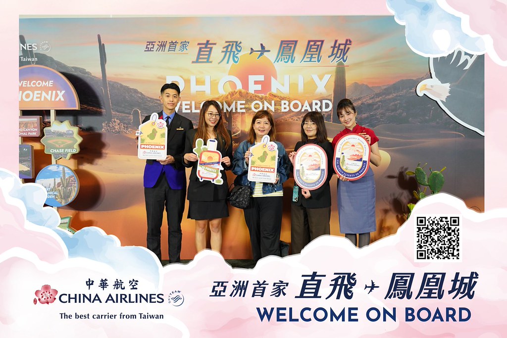 [即拍即印]中華航空首飛鳳凰城啟航儀式-最專業的團隊完成每場完美活動攝影，拍的不只好更要快! #雲端攝影