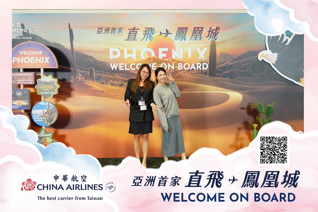 [即拍即印]中華航空首飛鳳凰城啟航儀式-最專業的團隊完成每場完美活動攝影，拍的不只好更要快! #即時攝影