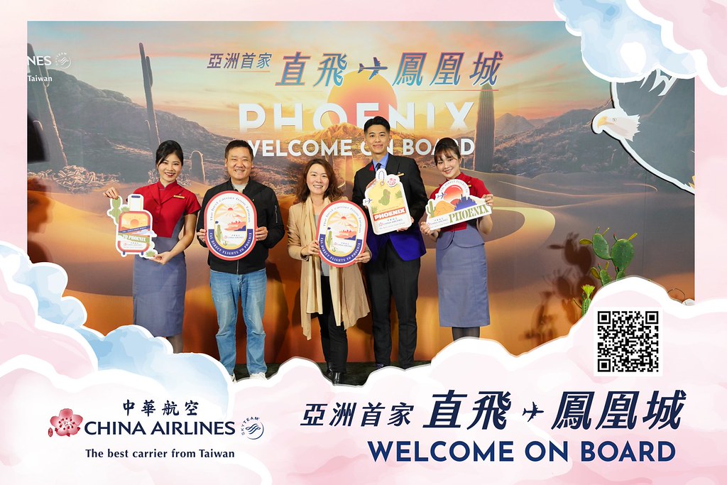 [即拍即印]中華航空首飛鳳凰城啟航儀式-最專業的團隊完成每場完美活動攝影，拍的不只好更要快! #活動拍攝