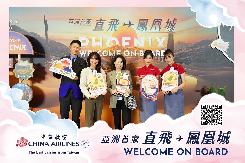 [即拍即印]中華航空首飛鳳凰城啟航儀式-最專業的團隊完成每場完美活動攝影，拍的不只好更要快! #即時攝影