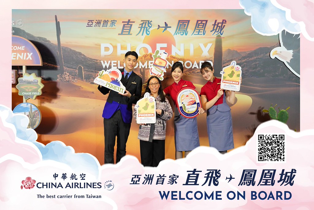 [即拍即印]中華航空首飛鳳凰城啟航儀式-最專業的團隊完成每場完美活動攝影，拍的不只好更要快! #活動拍立得