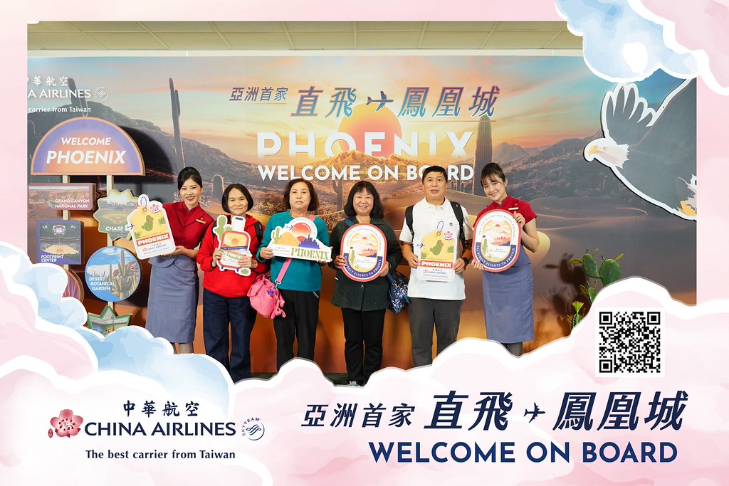 [即拍即印]中華航空首飛鳳凰城啟航儀式-最專業的團隊完成每場完美活動攝影，拍的不只好更要快! #即時攝影