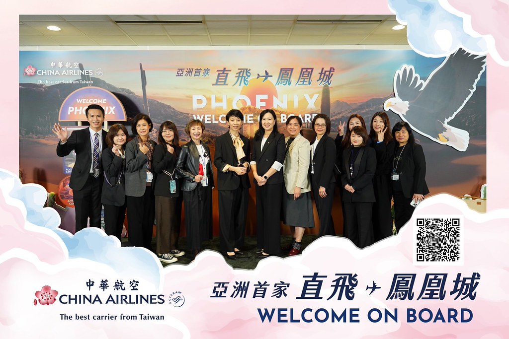 [即拍即印]中華航空首飛鳳凰城啟航儀式-最專業的團隊完成每場完美活動攝影，拍的不只好更要快! #尾牙攝影