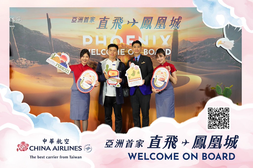 [即拍即印]中華航空首飛鳳凰城啟航儀式-最專業的團隊完成每場完美活動攝影，拍的不只好更要快! #活動拍攝