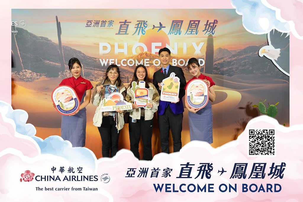 [即拍即印]中華航空首飛鳳凰城啟航儀式-最專業的團隊完成每場完美活動攝影，拍的不只好更要快! #活動拍立得