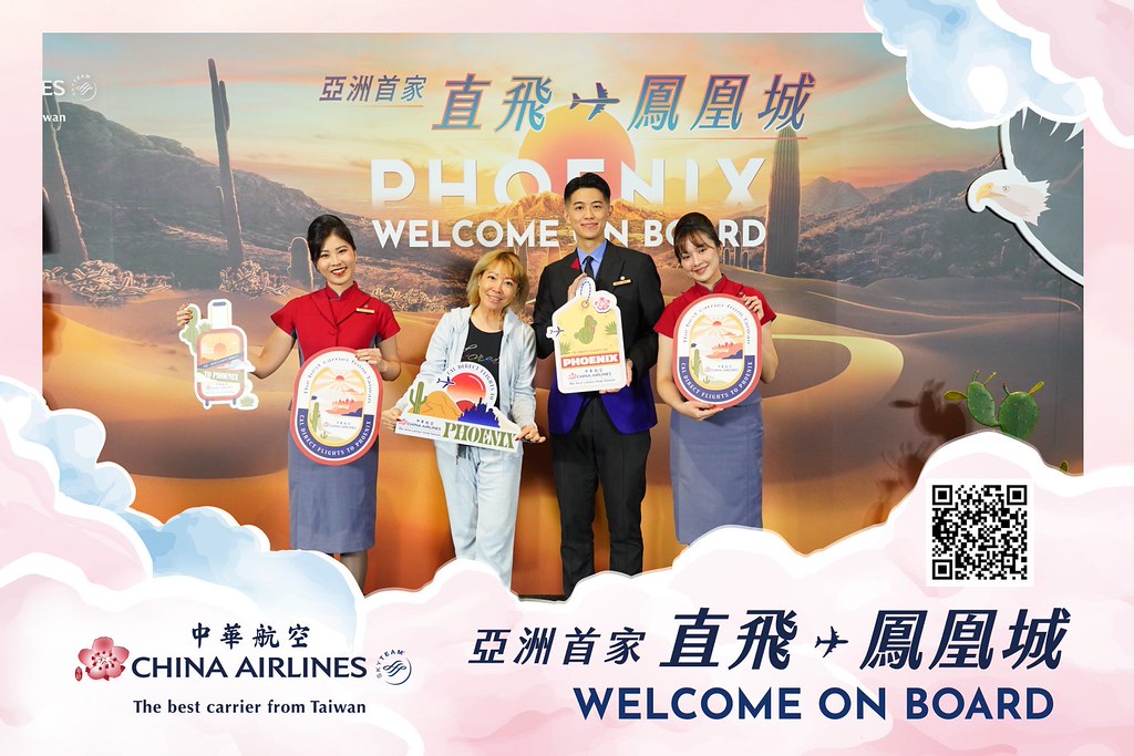 [即拍即印]中華航空首飛鳳凰城啟航儀式-最專業的團隊完成每場完美活動攝影，拍的不只好更要快! #活動拍立得