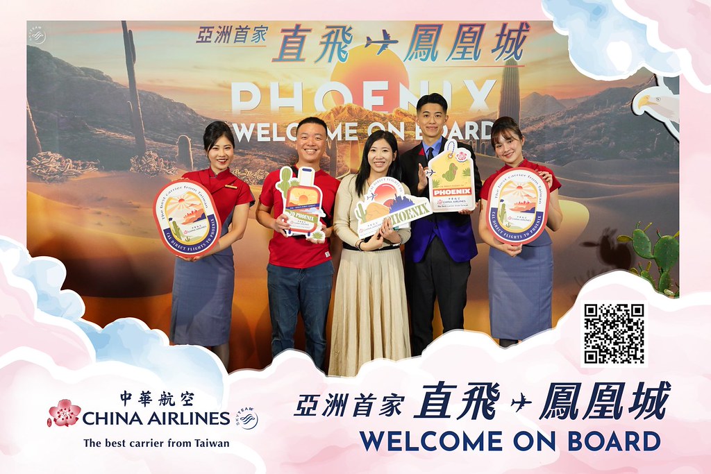 [即拍即印]中華航空首飛鳳凰城啟航儀式-最專業的團隊完成每場完美活動攝影，拍的不只好更要快! #活動拍立得