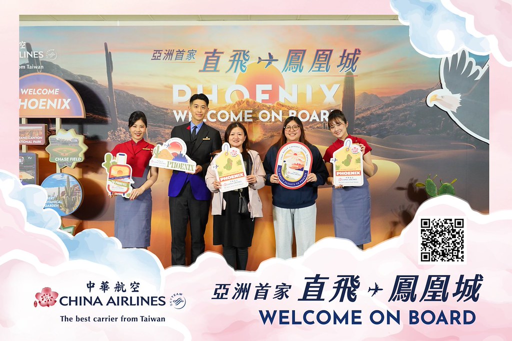 [即拍即印]中華航空首飛鳳凰城啟航儀式-最專業的團隊完成每場完美活動攝影，拍的不只好更要快! #活動拍攝
