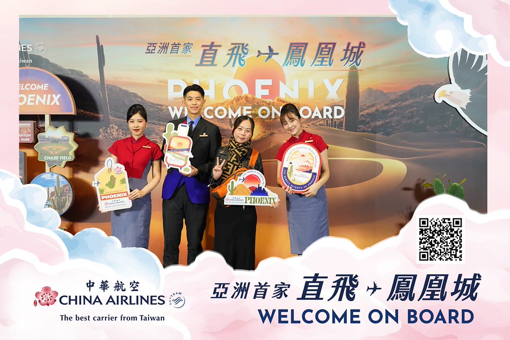 [即拍即印]中華航空首飛鳳凰城啟航儀式-最專業的團隊完成每場完美活動攝影，拍的不只好更要快! #雲端攝影