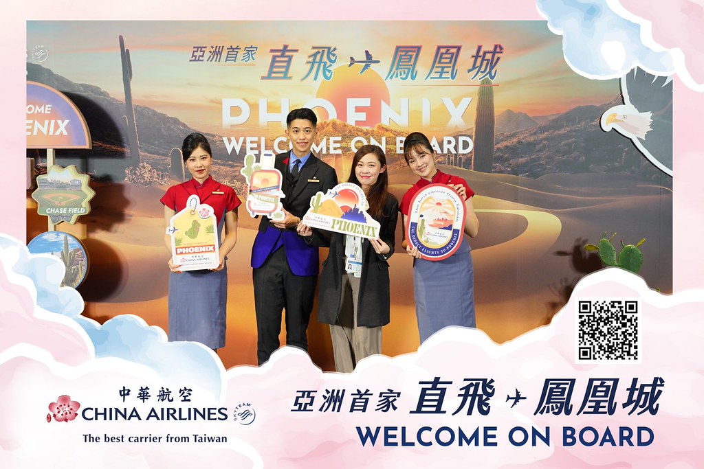 [即拍即印]中華航空首飛鳳凰城啟航儀式-最專業的團隊完成每場完美活動攝影，拍的不只好更要快! #即時攝影