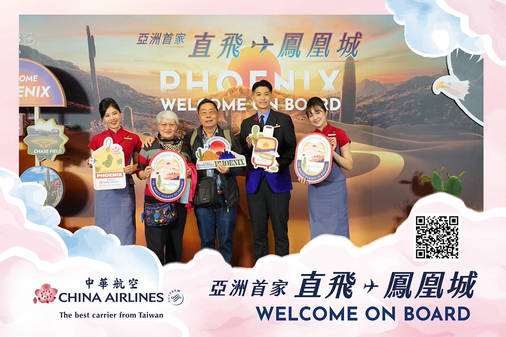 [即拍即印]中華航空首飛鳳凰城啟航儀式-最專業的團隊完成每場完美活動攝影，拍的不只好更要快! #活動拍立得