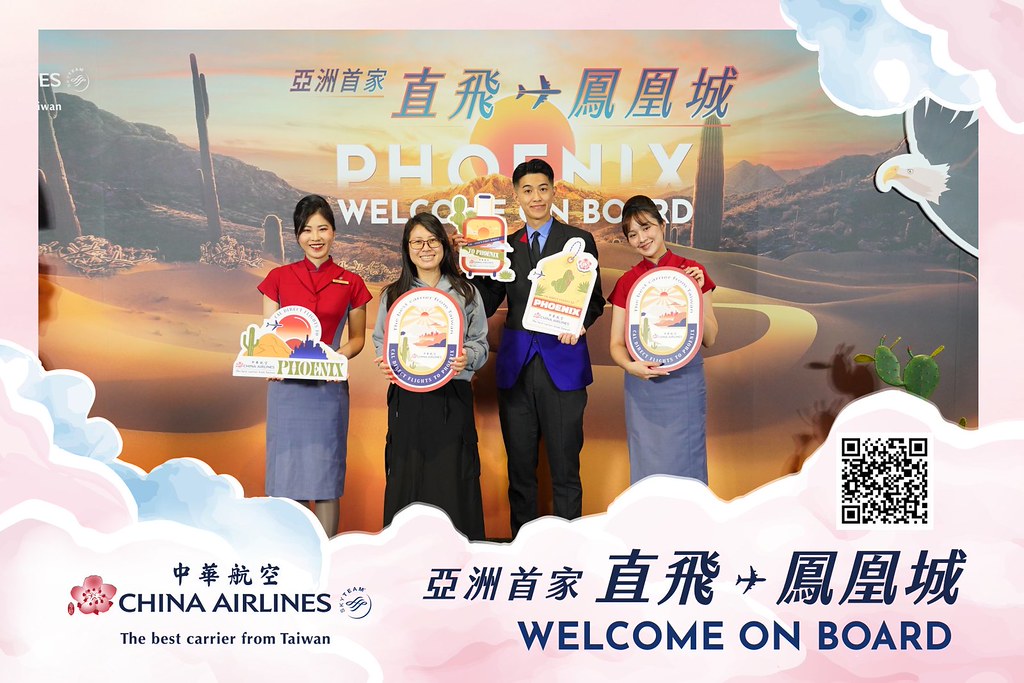 [即拍即印]中華航空首飛鳳凰城啟航儀式-最專業的團隊完成每場完美活動攝影，拍的不只好更要快! #尾牙攝影