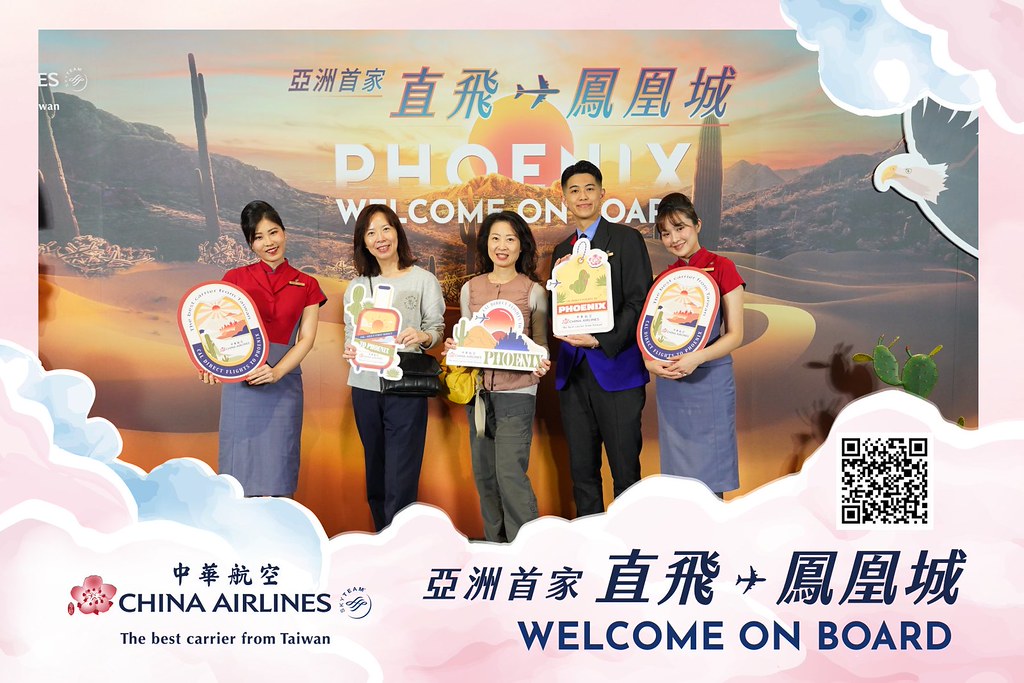 [即拍即印]中華航空首飛鳳凰城啟航儀式-最專業的團隊完成每場完美活動攝影，拍的不只好更要快! #雲端攝影