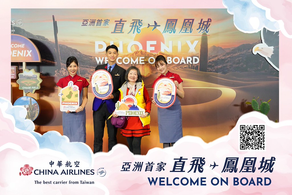 [即拍即印]中華航空首飛鳳凰城啟航儀式-最專業的團隊完成每場完美活動攝影，拍的不只好更要快! #即時攝影