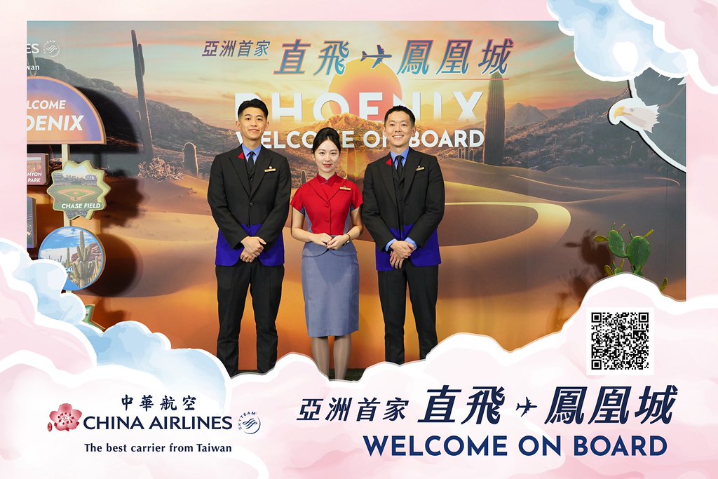 [即拍即印]中華航空首飛鳳凰城啟航儀式-最專業的團隊完成每場完美活動攝影，拍的不只好更要快! #即時攝影