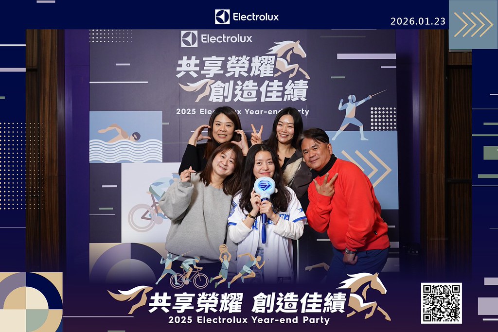 [即拍即印]伊萊克斯 尾牙晚宴-最專業的團隊完成每場完美活動攝影，拍的不只好更要快! #雲端攝影